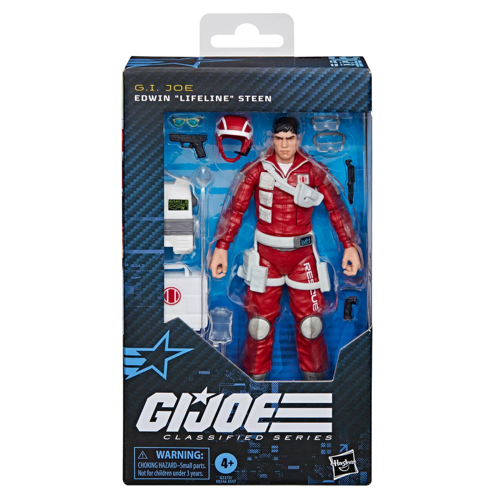 Pré-Venda - Figura Edwin 'Lifeline' Steen – G.I. Joe – Classified Series – Hasbro