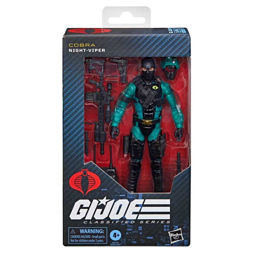 Pré-Venda -  Figura Night-Viper – G.I. Joe – Classified Series – Hasbro