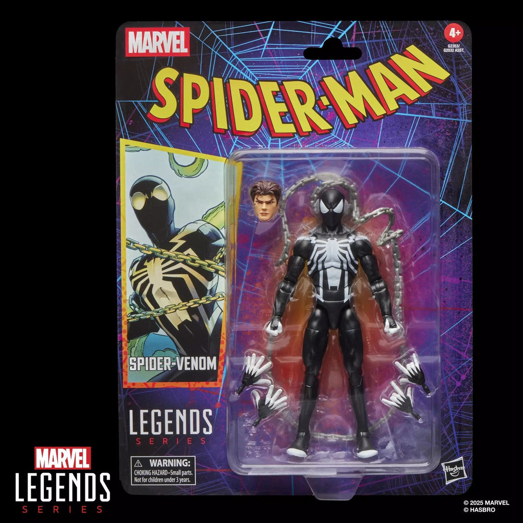Figura Spider-Venom - Marvel Legends Series - Retro Collection - Hasbro