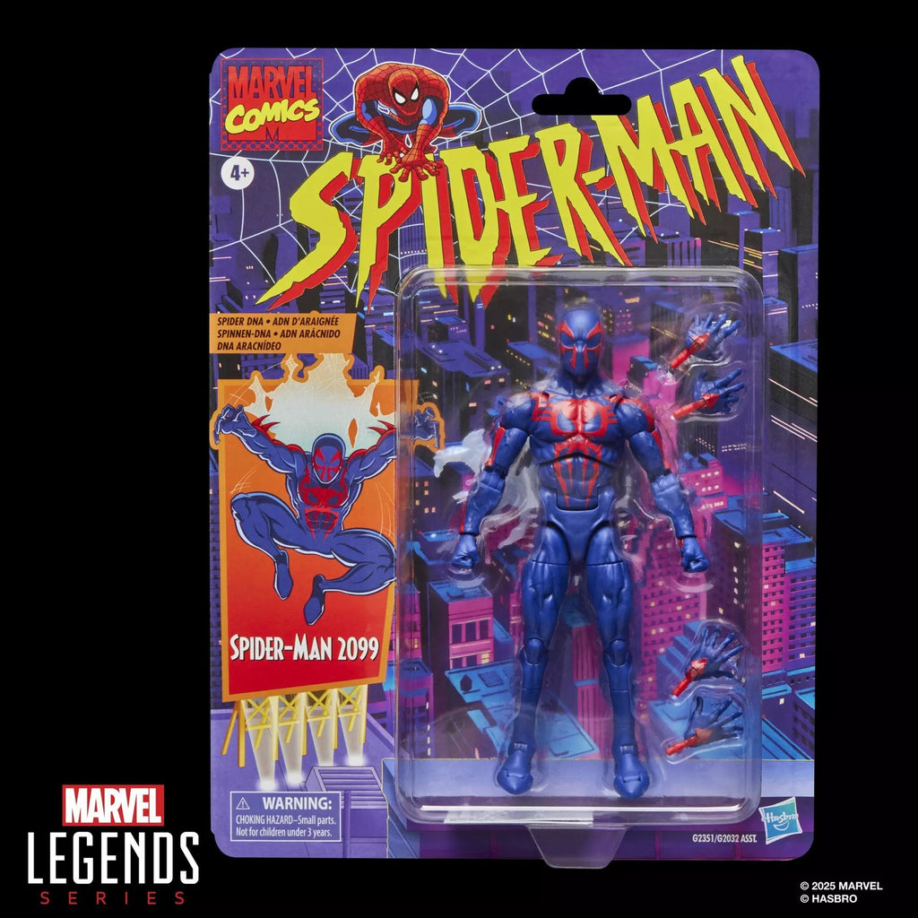 Pré-Venda - Figura Spider-Man 2099 – Marvel Legends Series– Retro Collection – Hasbro