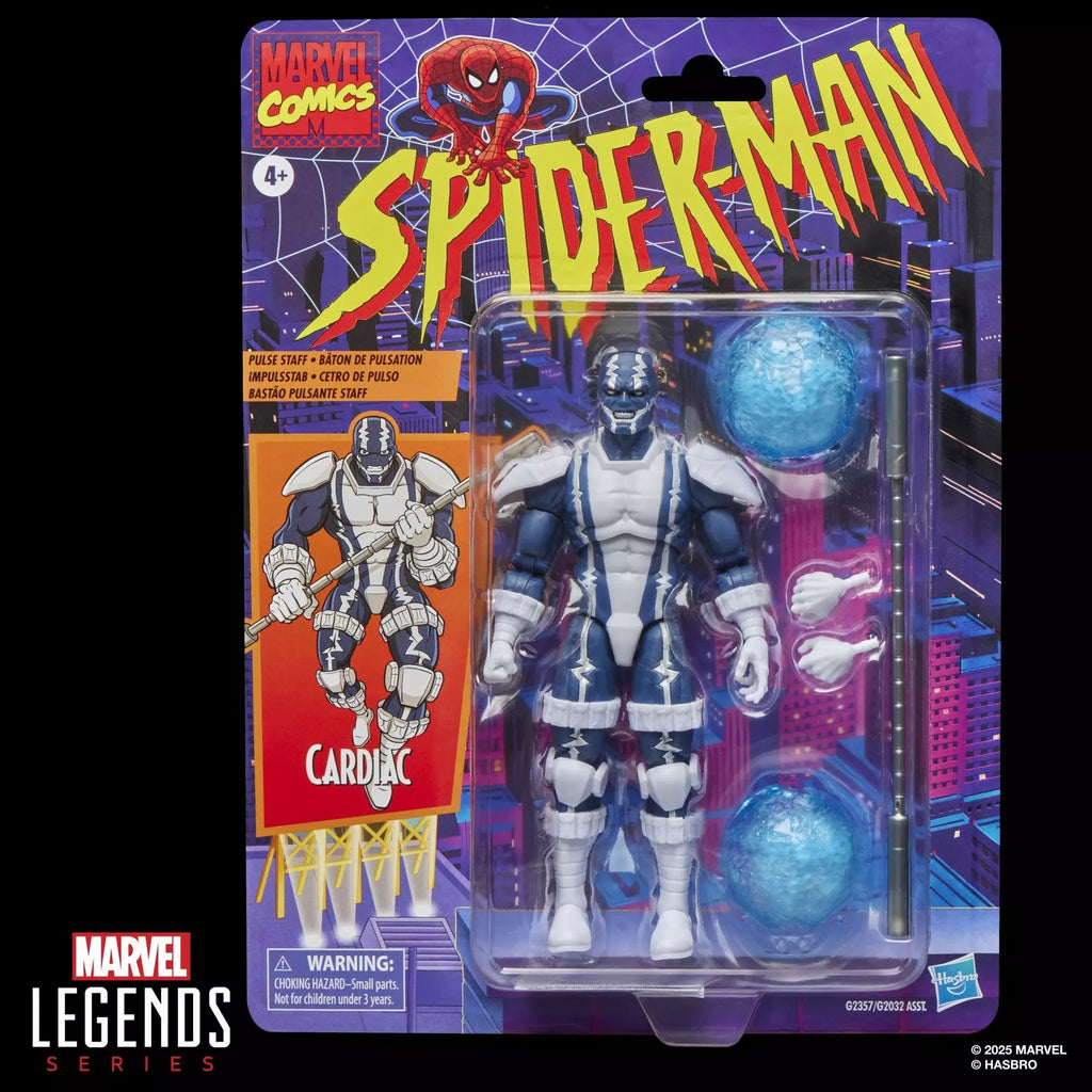 Pré-Venda - Figura Cardiac – Marvel Legends Series – Retro Collection – Hasbro