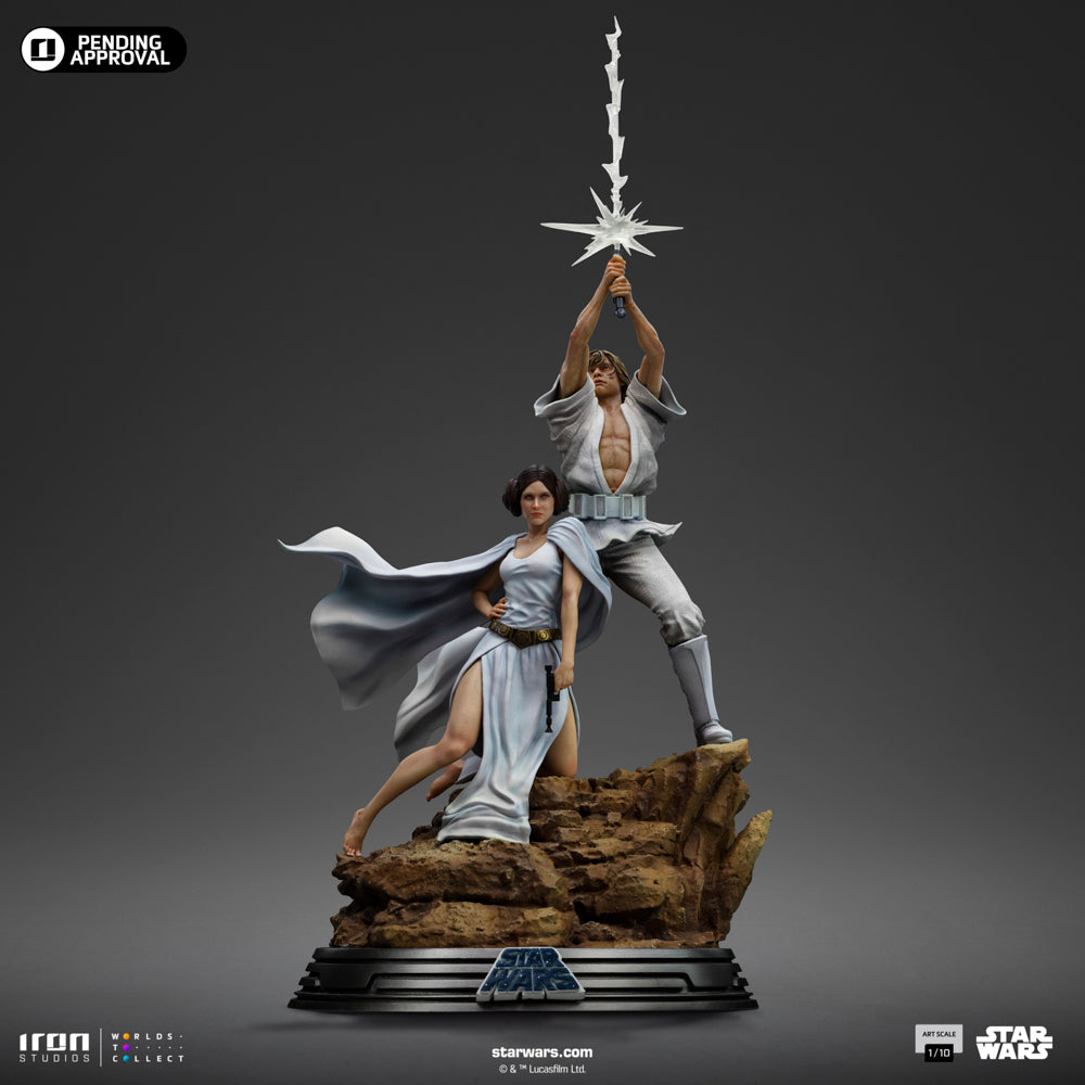 Voucher Pré Venda - Estátua Luke and Leia - Star Wars - Art Scale 1/10 - Iron Studios