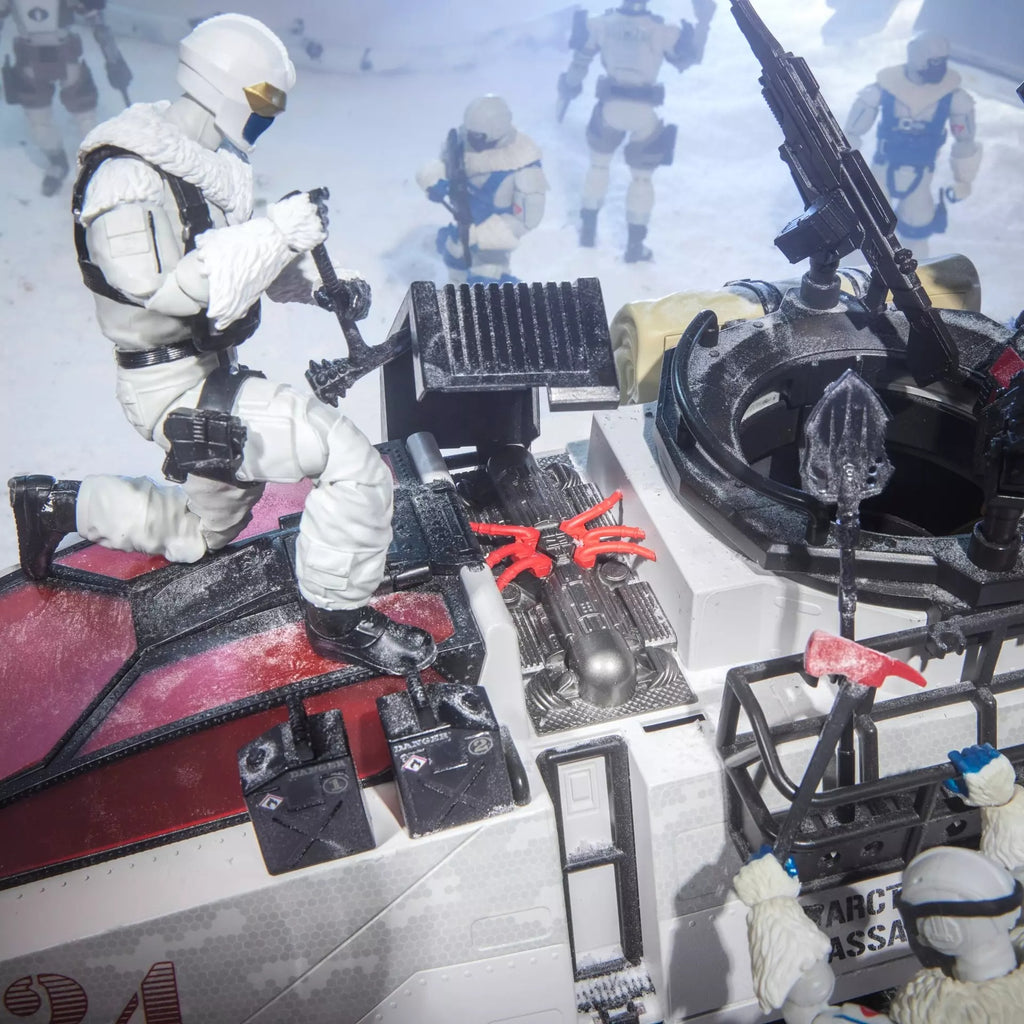 Pré-Venda -  Figura Arctic Assault H.I.S.S. (High Speed Sentry) & Arctic Assault H.I.S.S. Driver – G.I. Joe – Classified Series – Hasbro