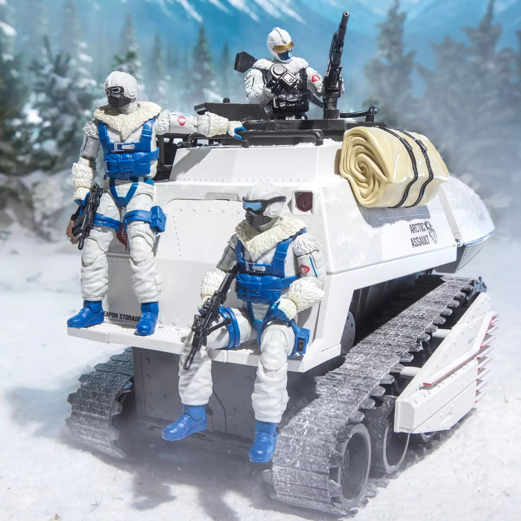 Pré-Venda -  Figura Arctic Assault H.I.S.S. (High Speed Sentry) & Arctic Assault H.I.S.S. Driver – G.I. Joe – Classified Series – Hasbro