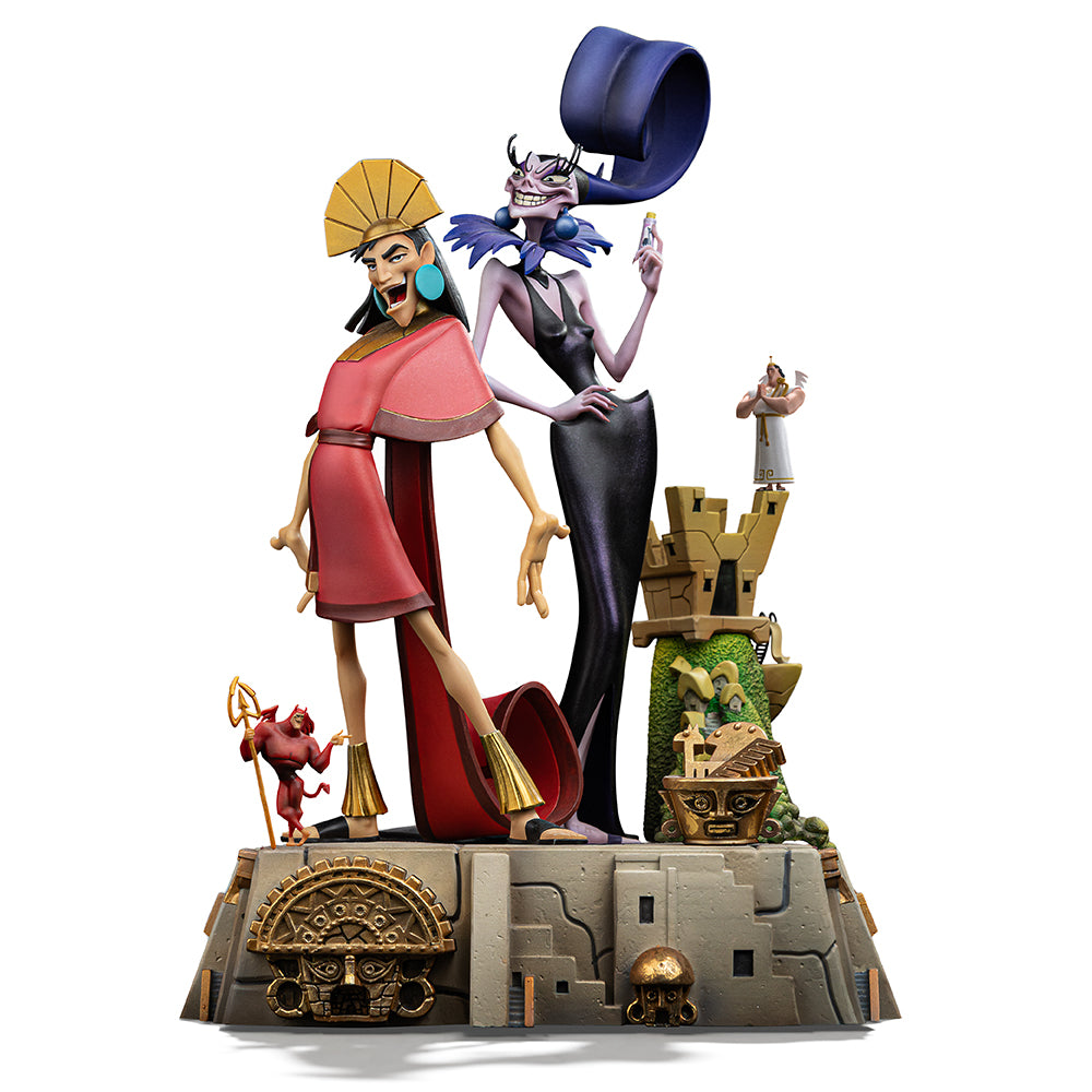 Estátua Kuzco and Yzma - The Emperor's New Groove - Art Scale 1/10 - Iron Studios