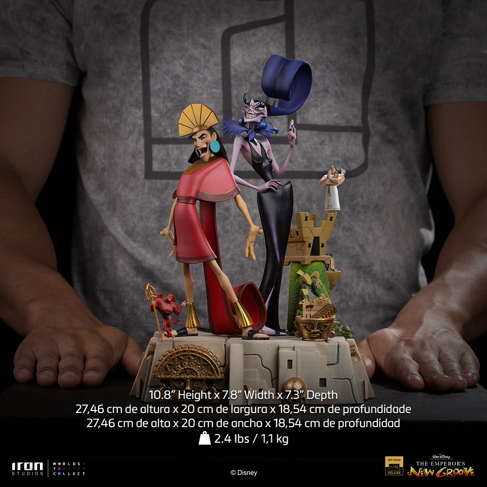 Estátua Kuzco and Yzma - The Emperor's New Groove - Art Scale 1/10 - Iron Studios