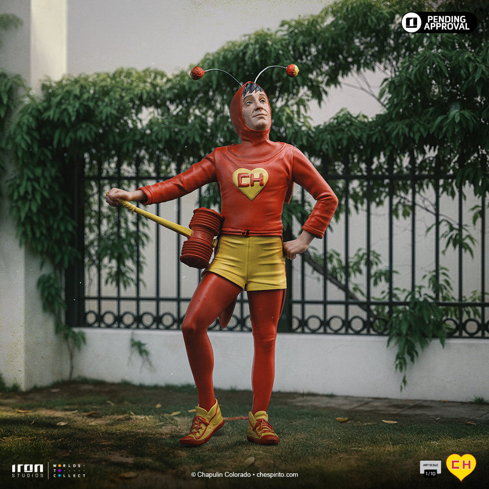 Estátua Chapolin Colorado (Polegar Vermelho ver.) - Chapolin - Art Scale 1/10 - Iron Studios