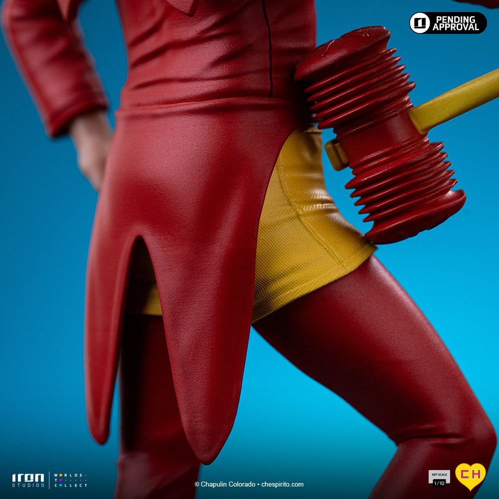 Estátua Chapolin Colorado (Polegar Vermelho ver.) - Chapolin - Art Scale 1/10 - Iron Studios