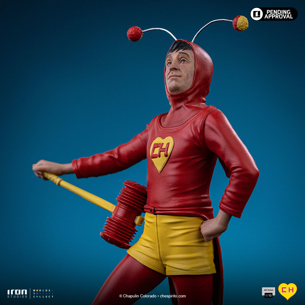 Estátua Chapolin Colorado (Polegar Vermelho ver.) - Chapolin - Art Scale 1/10 - Iron Studios