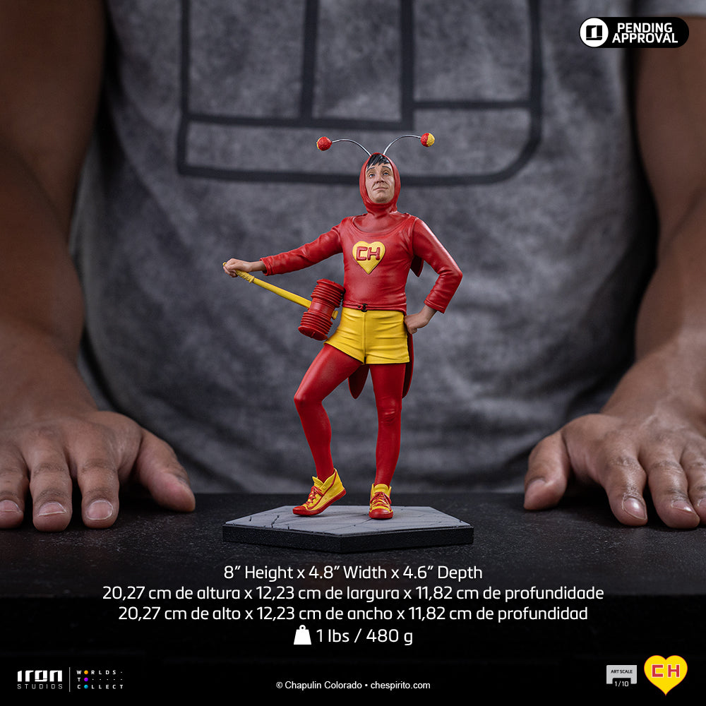 Estátua Chapolin Colorado (Polegar Vermelho ver.) - Chapolin - Art Scale 1/10 - Iron Studios