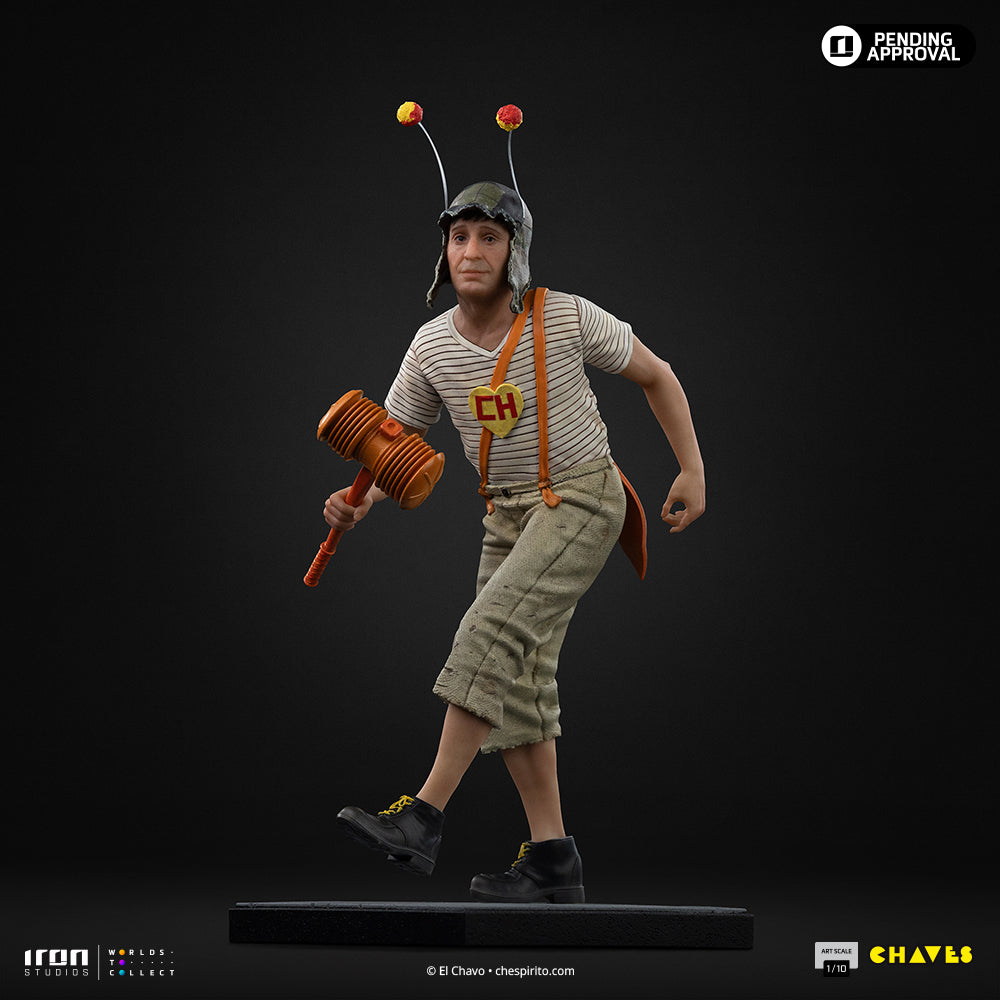 Estátua Chaves (Chapolin ver.) - Chaves - Art Scale 1/10 – Iron Studios