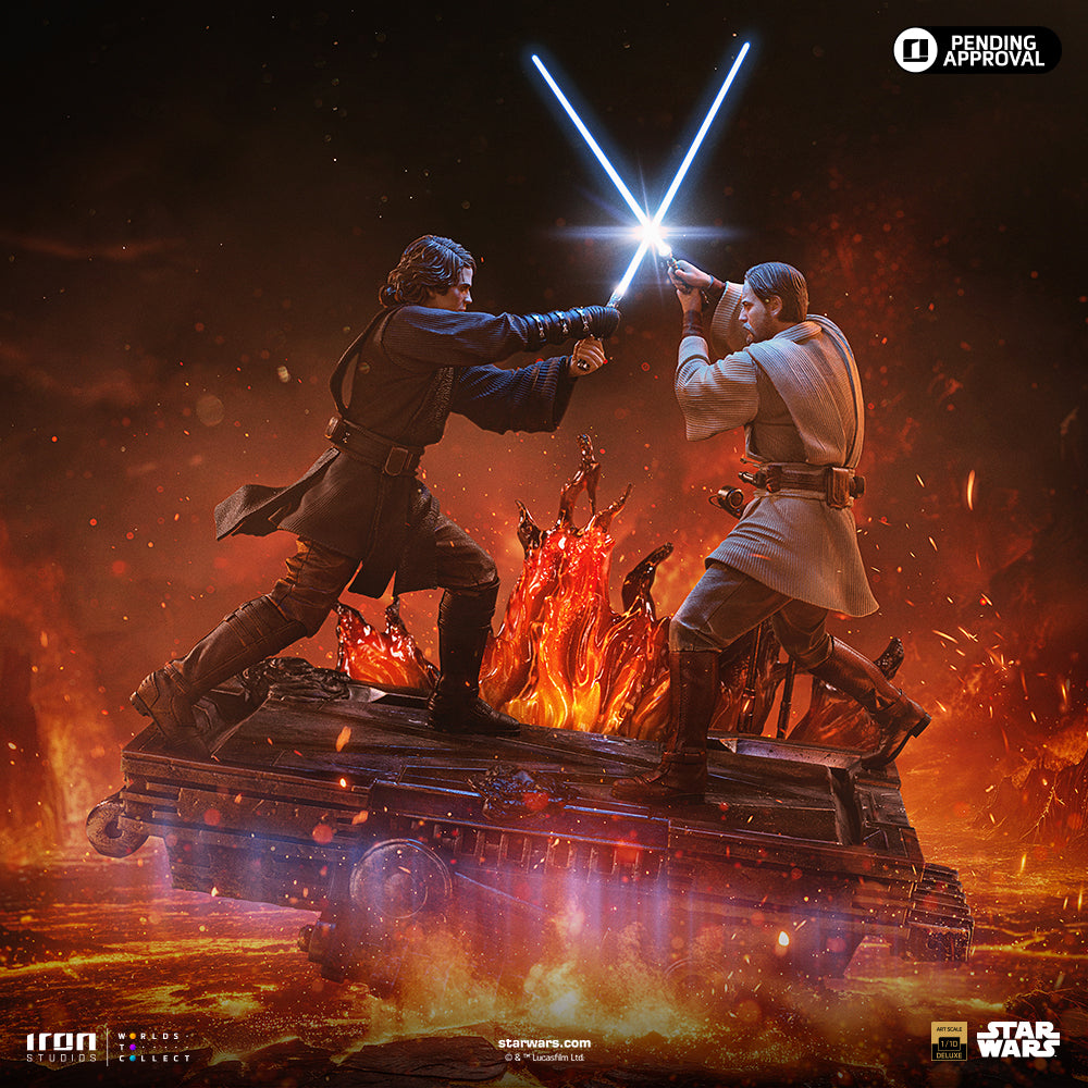 Estátua Anakin vs Obi-Wan (Revenge of the Sith 20th Years Anniversary) – Star Wars – Art Scale 1/10 – Iron Studios