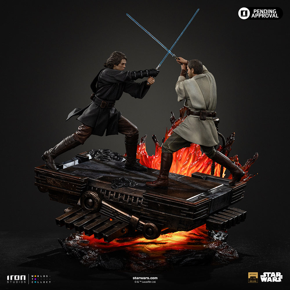 Estátua Anakin vs Obi-Wan (Revenge of the Sith 20th Years Anniversary) – Star Wars – Art Scale 1/10 – Iron Studios
