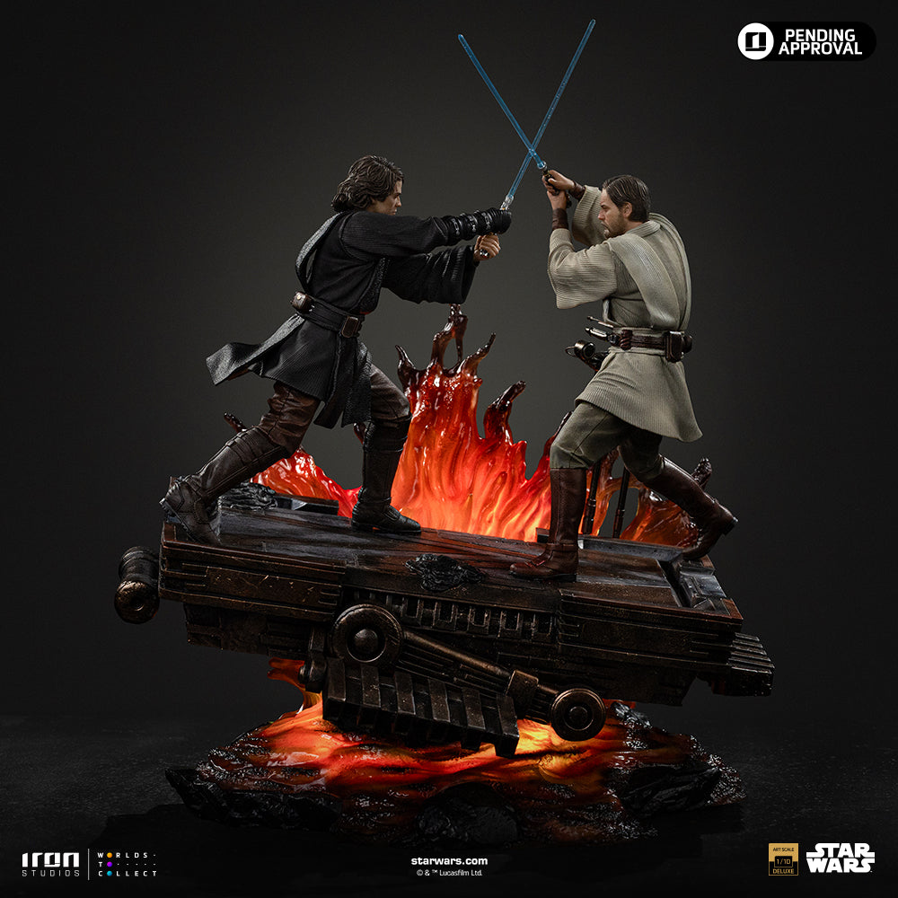 Estátua Anakin vs Obi-Wan (Revenge of the Sith 20th Years Anniversary) – Star Wars – Art Scale 1/10 – Iron Studios