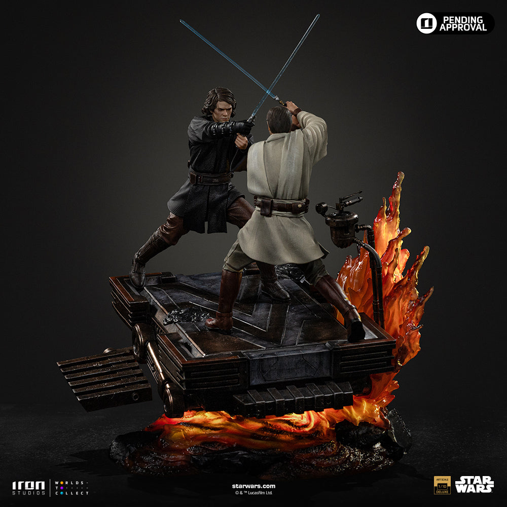 Estátua Anakin vs Obi-Wan (Revenge of the Sith 20th Years Anniversary) – Star Wars – Art Scale 1/10 – Iron Studios