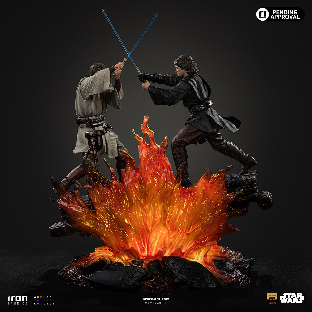 Estátua Anakin vs Obi-Wan (Revenge of the Sith 20th Years Anniversary) – Star Wars – Art Scale 1/10 – Iron Studios