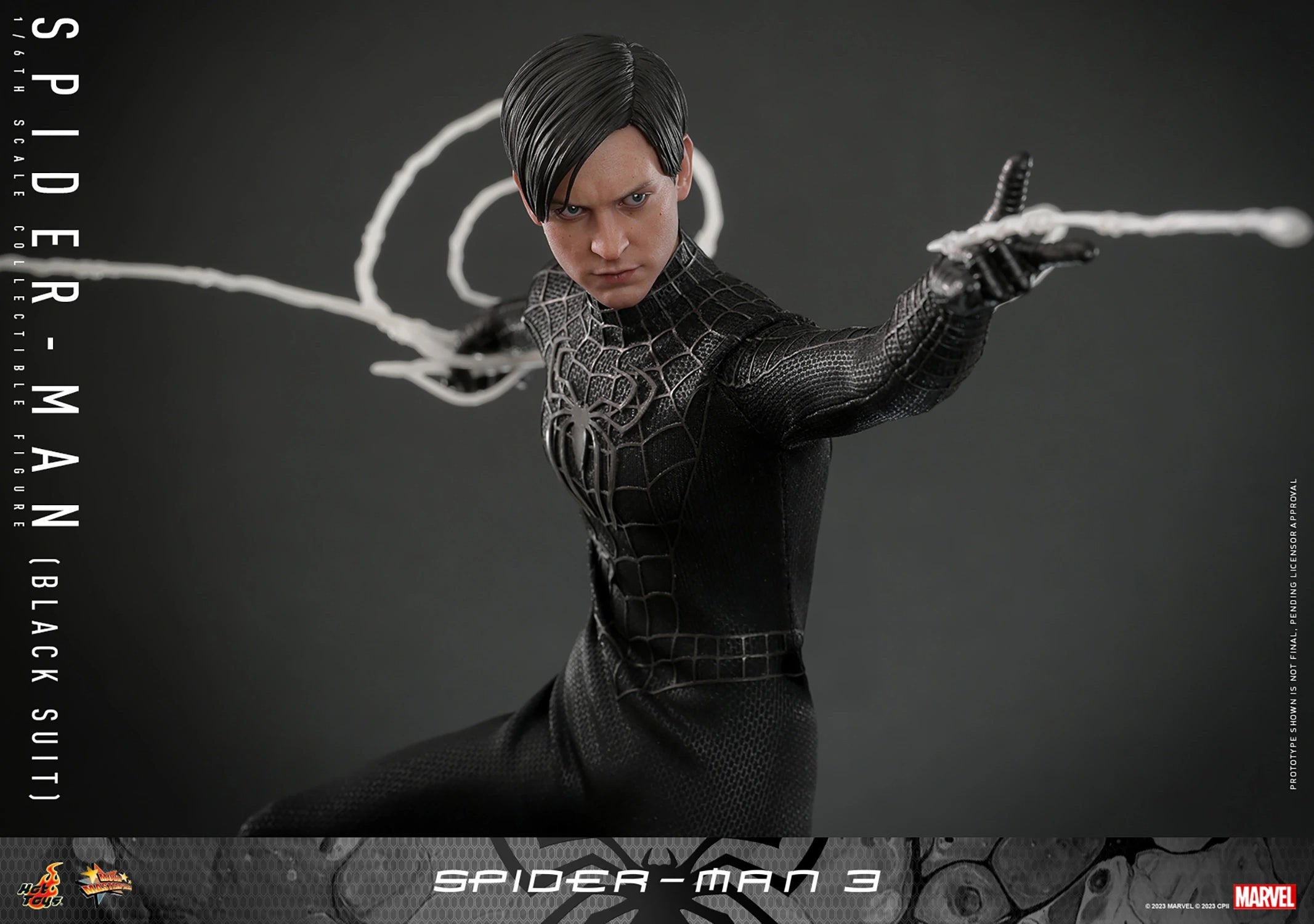 Figura Spider-Man (Black Suit) Deluxe – Spider-Man 3 – Sixth Scale