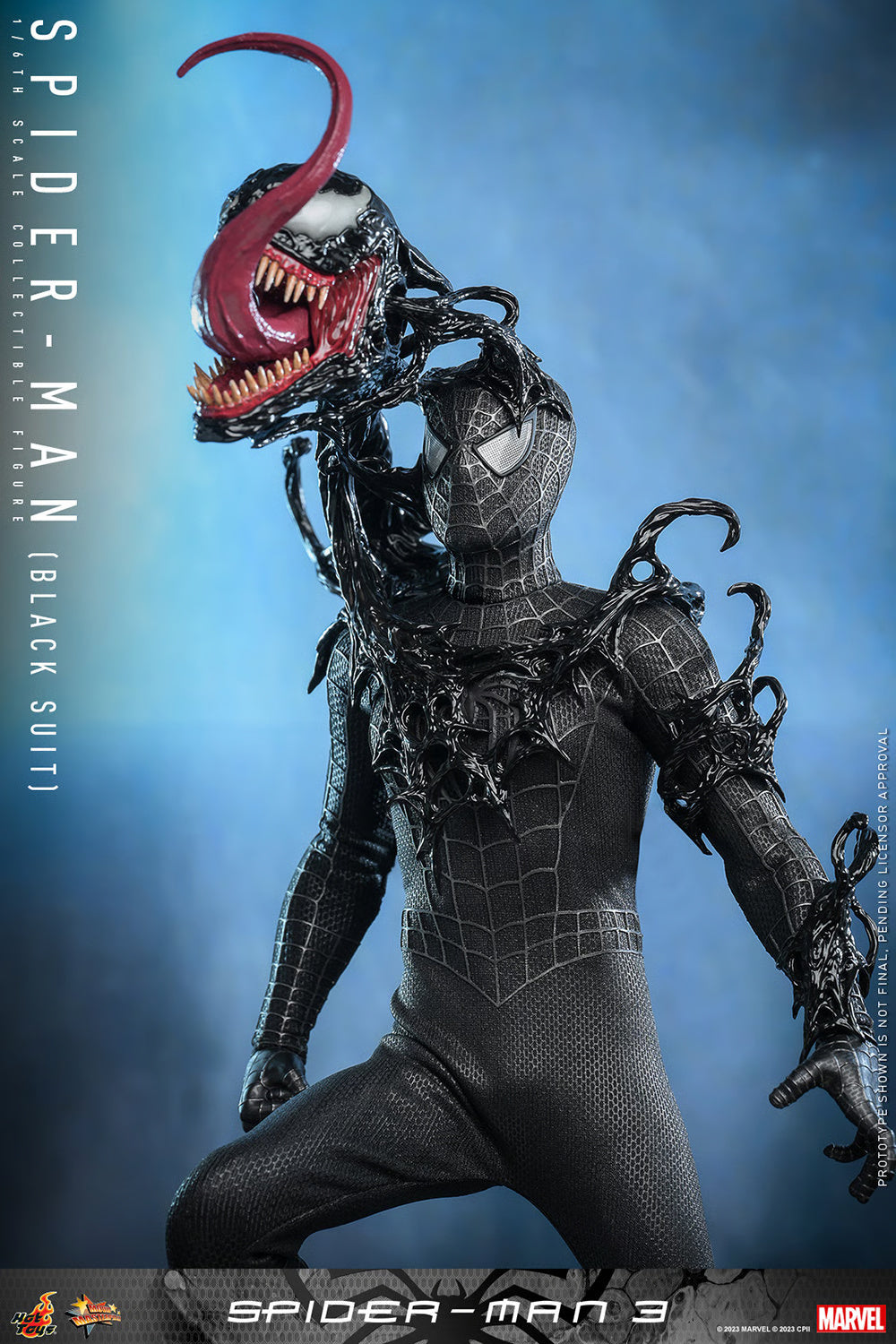 Figura Spider-Man (Black Suit) Deluxe – Spider-Man 3 – Sixth Scale – Hot Toys