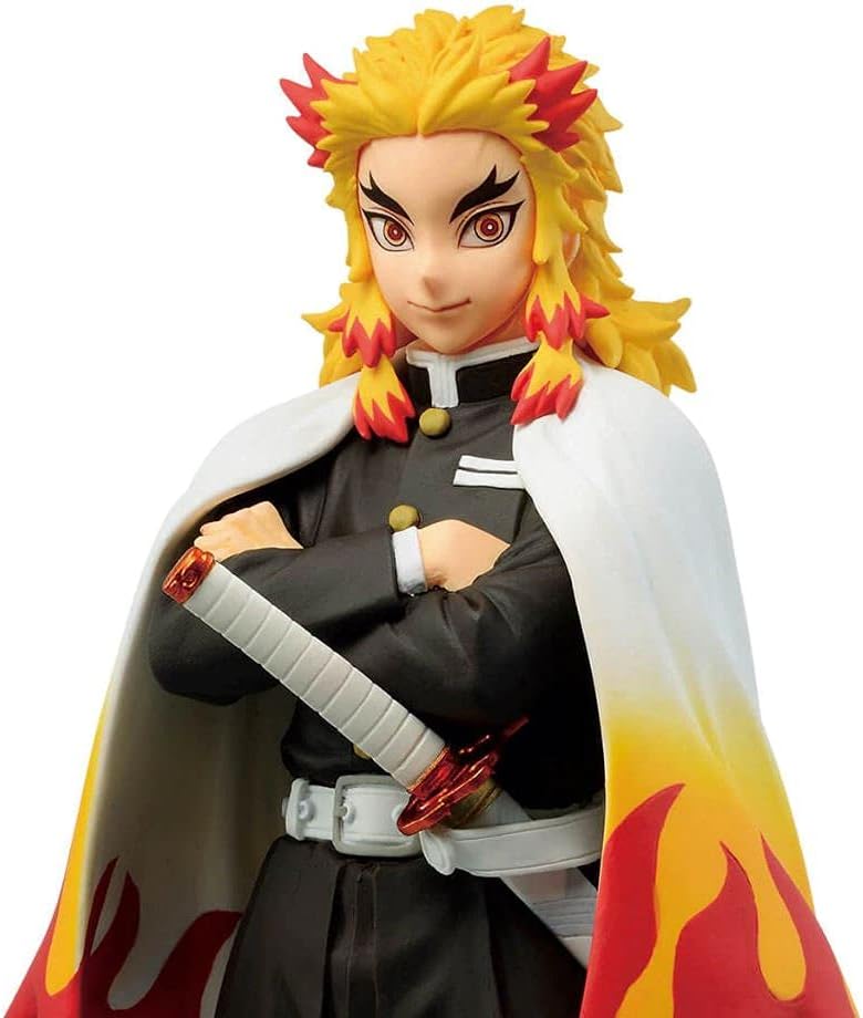 Estátua Kyojuro Rengoku – Demon Slayer: Kimetsu no Yaiba – Figure EX – Banpresto