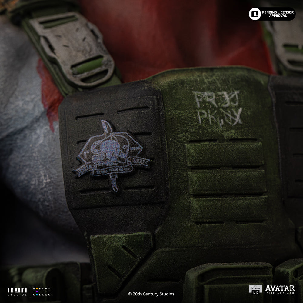 Voucher Pré-venda - Estátua Miles Quaritch - Avatar 3: Fire and Ash - Art Scale 1/10 - Iron Studios