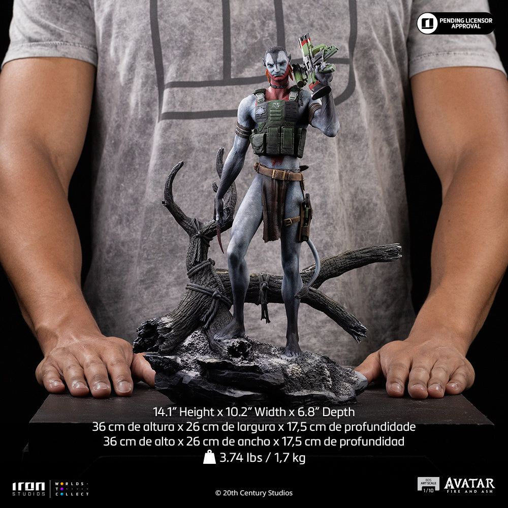 Estátua Miles Quaritch - Avatar 3: Fire and Ash - Art Scale 1/10 - Iron Studios