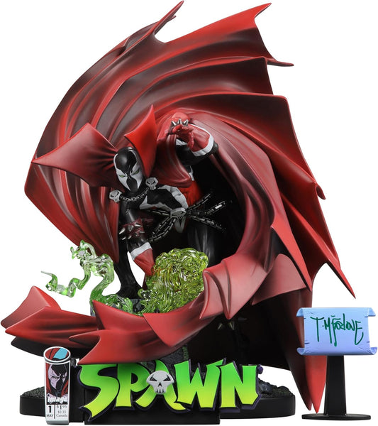 Estátua Spawn Black White and Red All Over - Spawn - 1/10 Scale - McFarlane