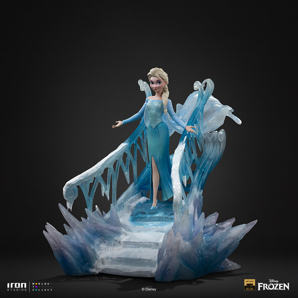 Estátua Elsa Deluxe - Frozen - Deluxe Art Scale 1/10 - Iron Studios