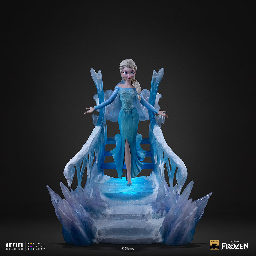 Estátua Elsa Deluxe - Frozen - Deluxe Art Scale 1/10 - Iron Studios