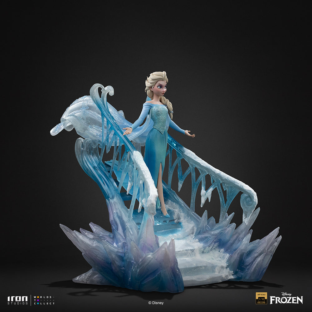 Estátua Elsa Deluxe - Frozen - Deluxe Art Scale 1/10 - Iron Studios