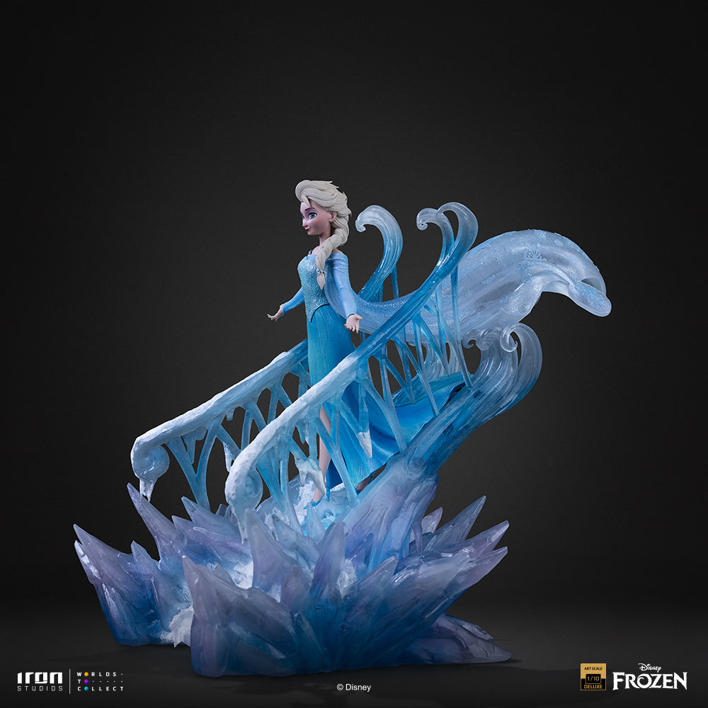 Estátua Elsa Deluxe - Frozen - Deluxe Art Scale 1/10 - Iron Studios