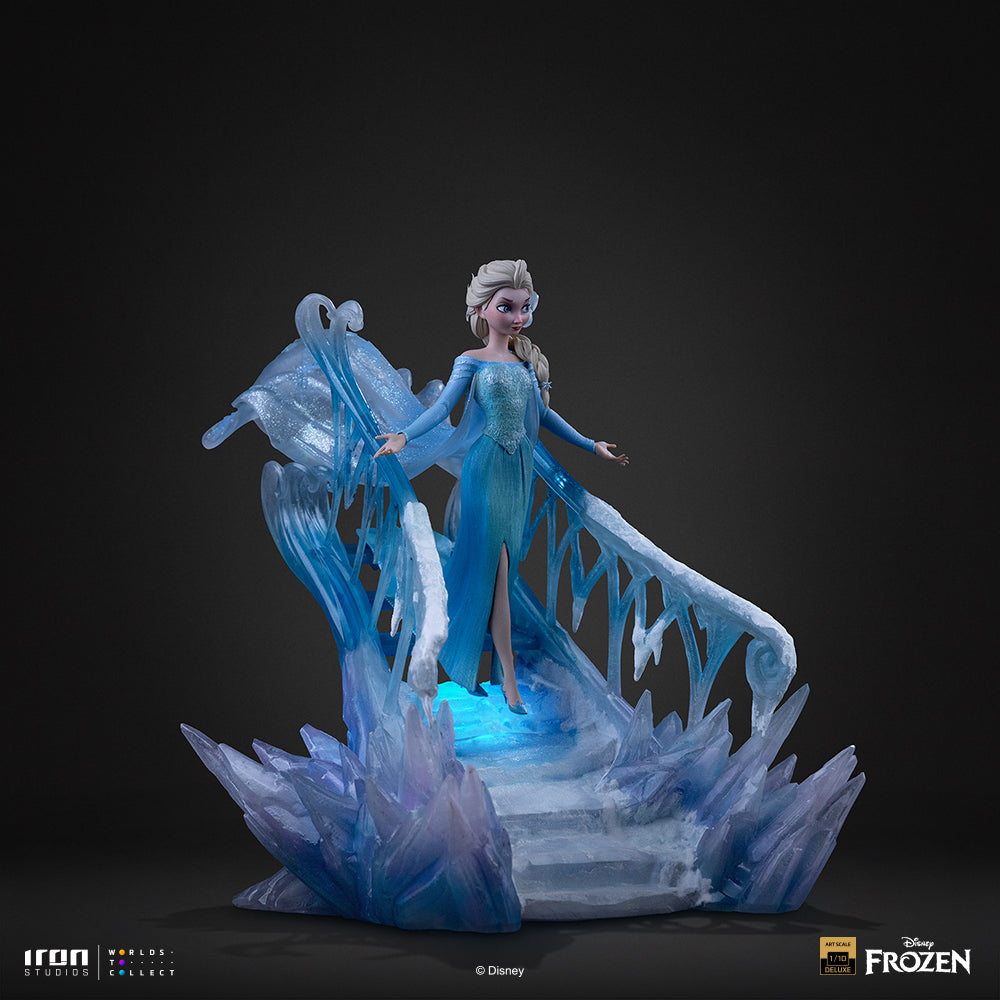 Estátua Elsa Deluxe - Frozen - Deluxe Art Scale 1/10 - Iron Studios