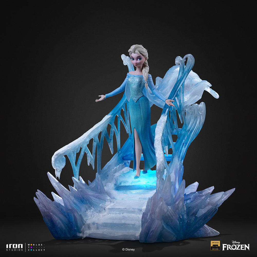Estátua Elsa Deluxe - Frozen - Deluxe Art Scale 1/10 - Iron Studios