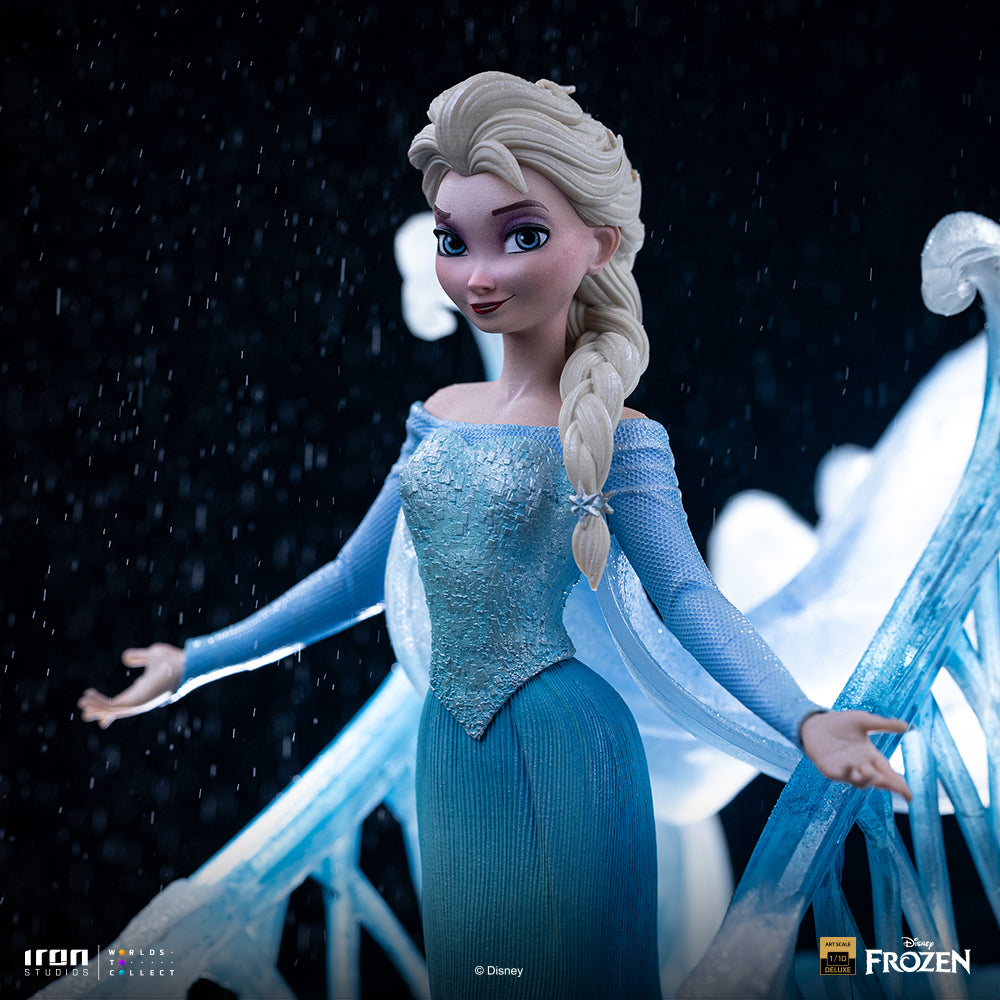 Estátua Elsa Deluxe - Frozen - Deluxe Art Scale 1/10 - Iron Studios