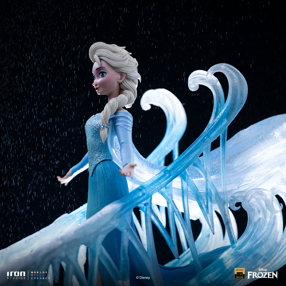 Estátua Elsa Deluxe - Frozen - Deluxe Art Scale 1/10 - Iron Studios
