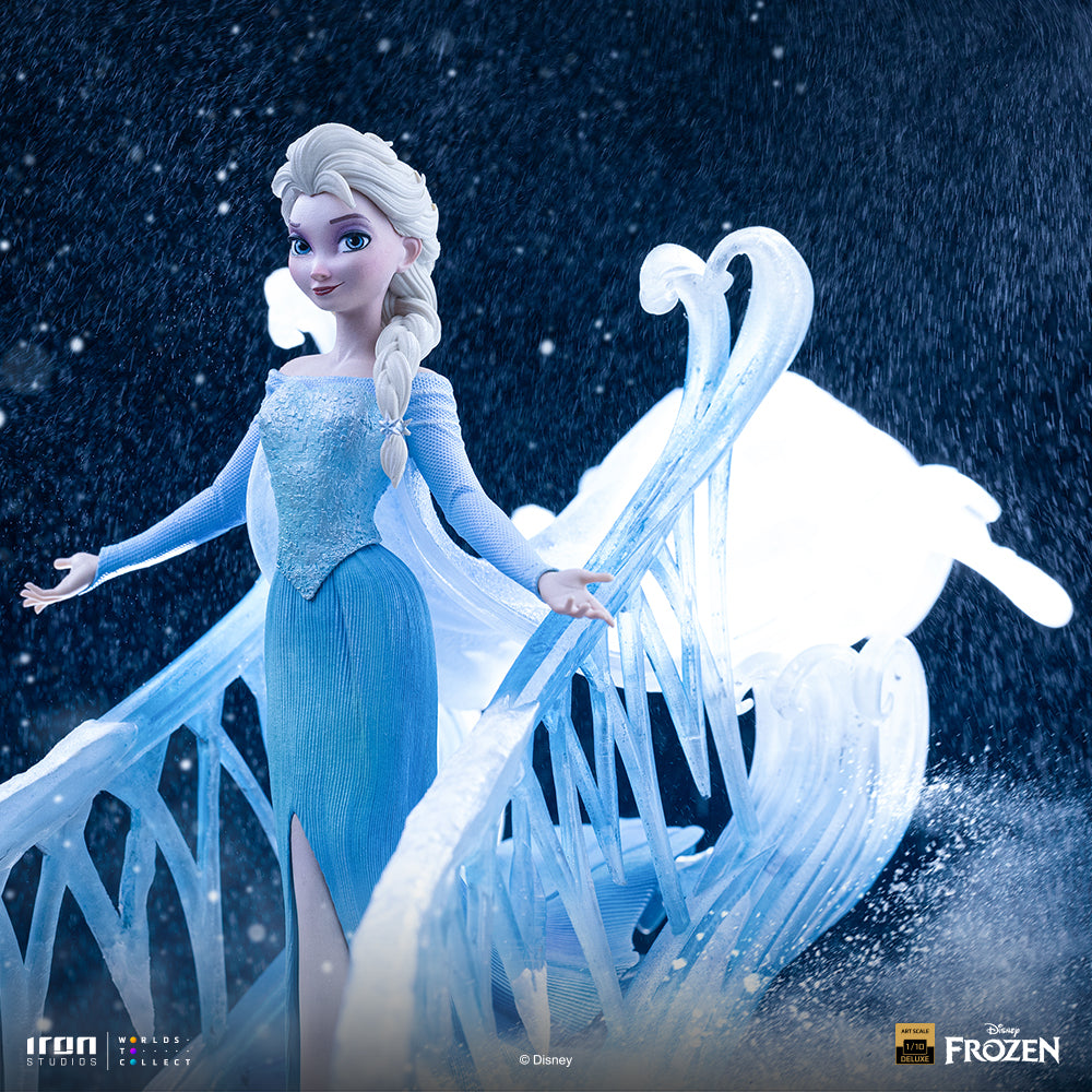 Estátua Elsa Deluxe - Frozen - Deluxe Art Scale 1/10 - Iron Studios