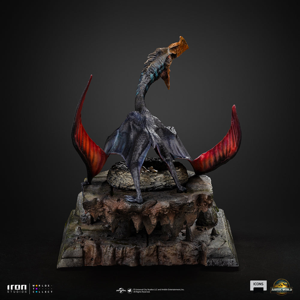 Estátua  Quetzalcoatlus - Jurassic World: Rebirth - Icons - Iron Studios