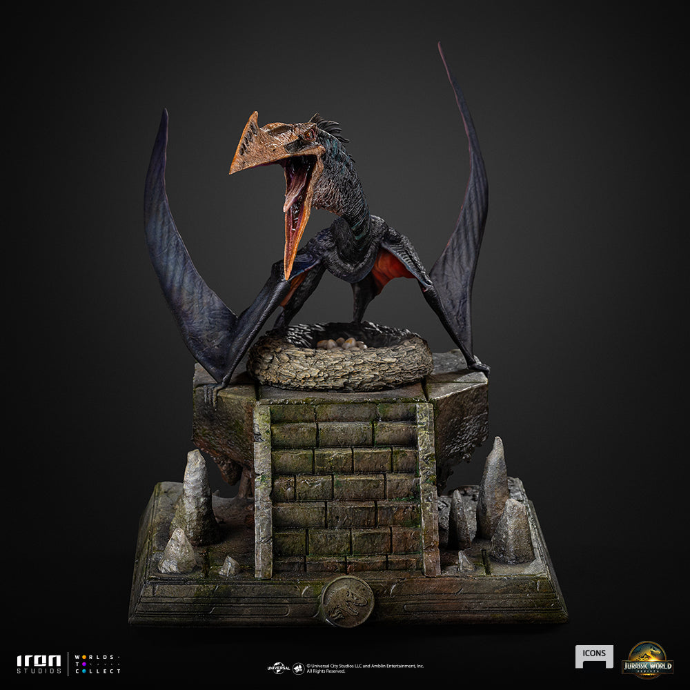 Estátua  Quetzalcoatlus - Jurassic World: Rebirth - Icons - Iron Studios