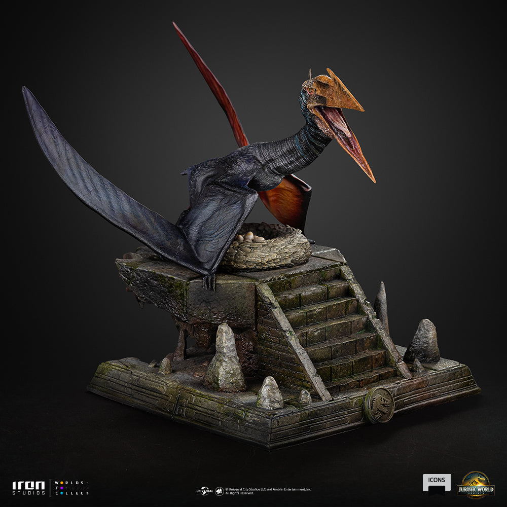 Estátua  Quetzalcoatlus - Jurassic World: Rebirth - Icons - Iron Studios