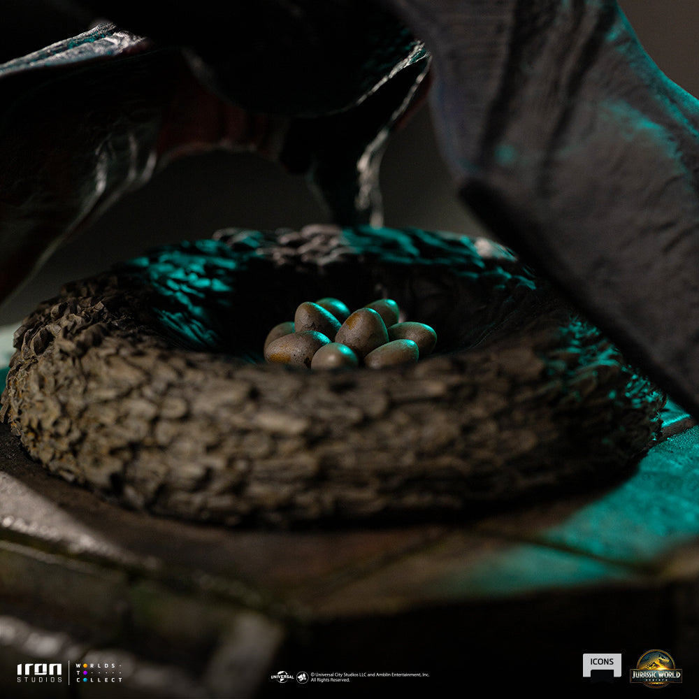 Estátua  Quetzalcoatlus - Jurassic World: Rebirth - Icons - Iron Studios