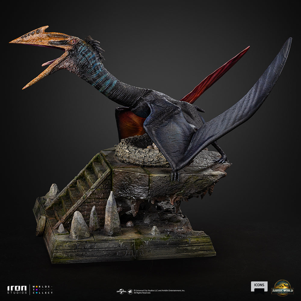 Estátua  Quetzalcoatlus - Jurassic World: Rebirth - Icons - Iron Studios