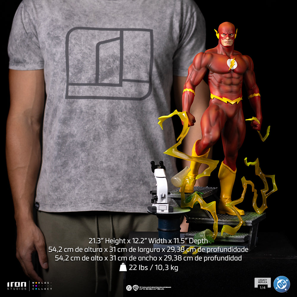 Estátua  The Flash - DC Comics Series 9 - Legacy Replica 1/4 - Iron Studios