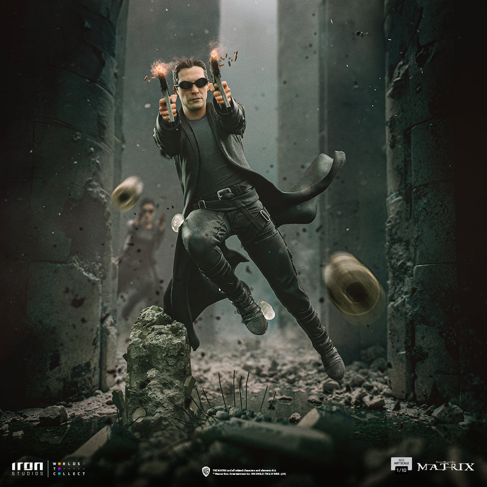 Estátua  Neo - Matrix - BDS Art Scale 1/10 - Iron Studios