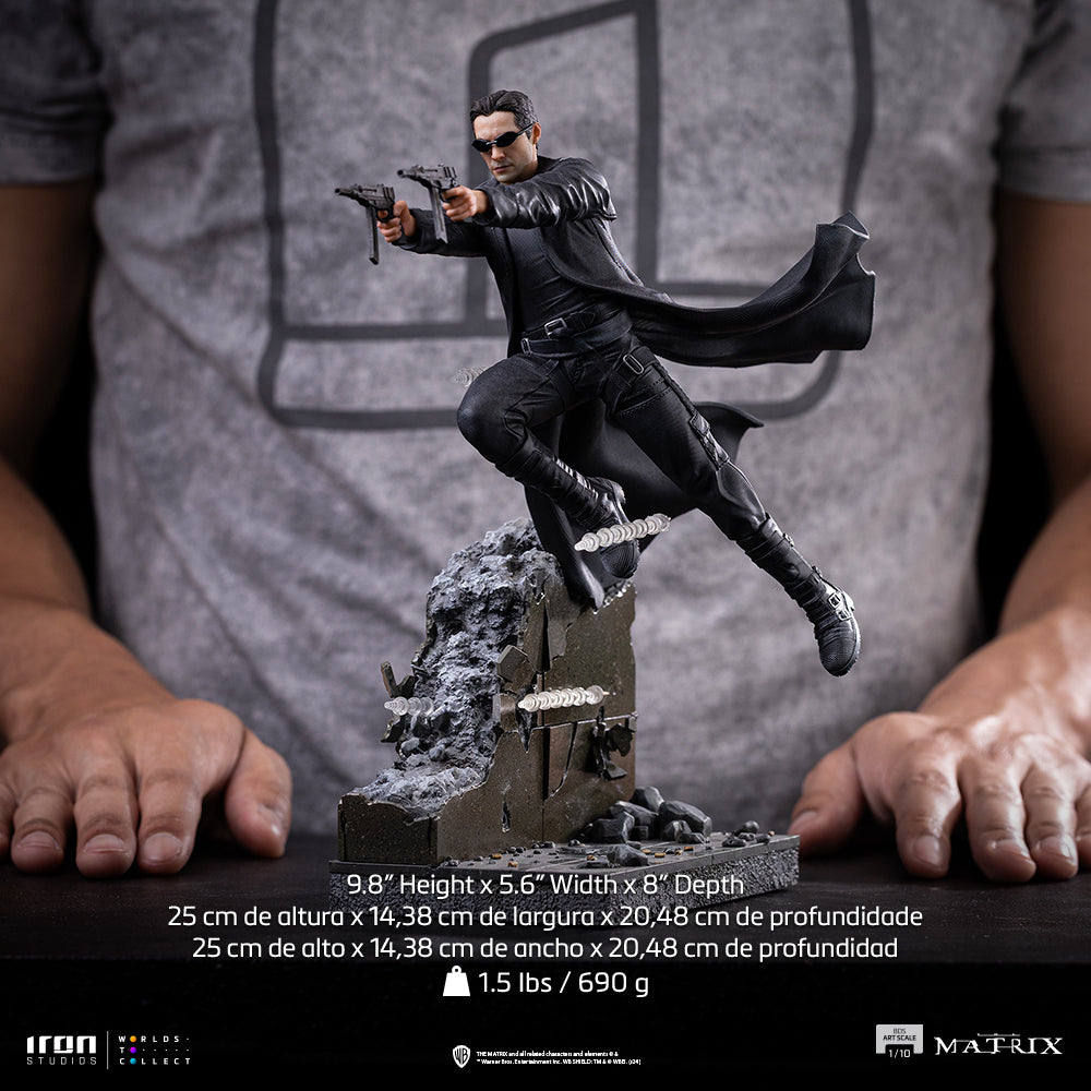 Estátua  Neo - Matrix - BDS Art Scale 1/10 - Iron Studios