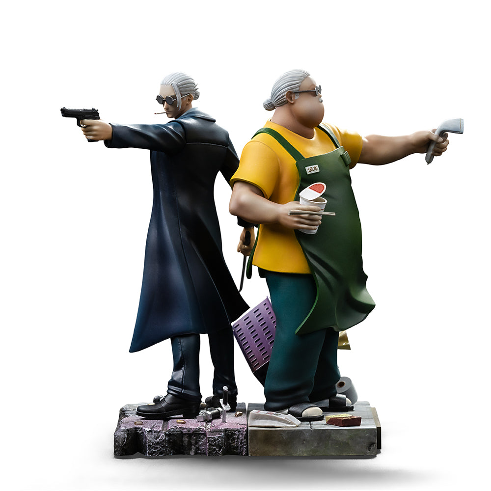 Estátua Taro Sakamoto Deluxe - Sakamoto Days - Art Scale 1/10 - Iron Studios