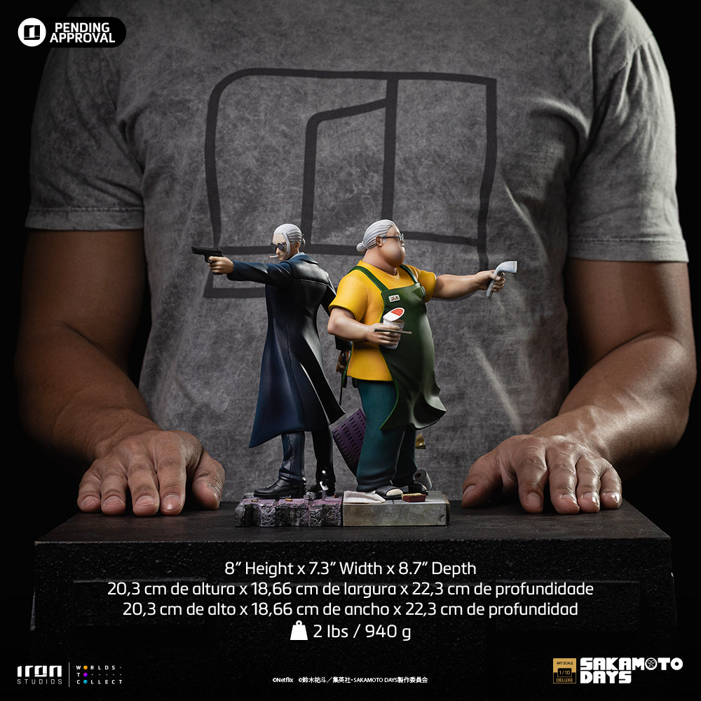 Estátua Taro Sakamoto Deluxe - Sakamoto Days - Art Scale 1/10 - Iron Studios