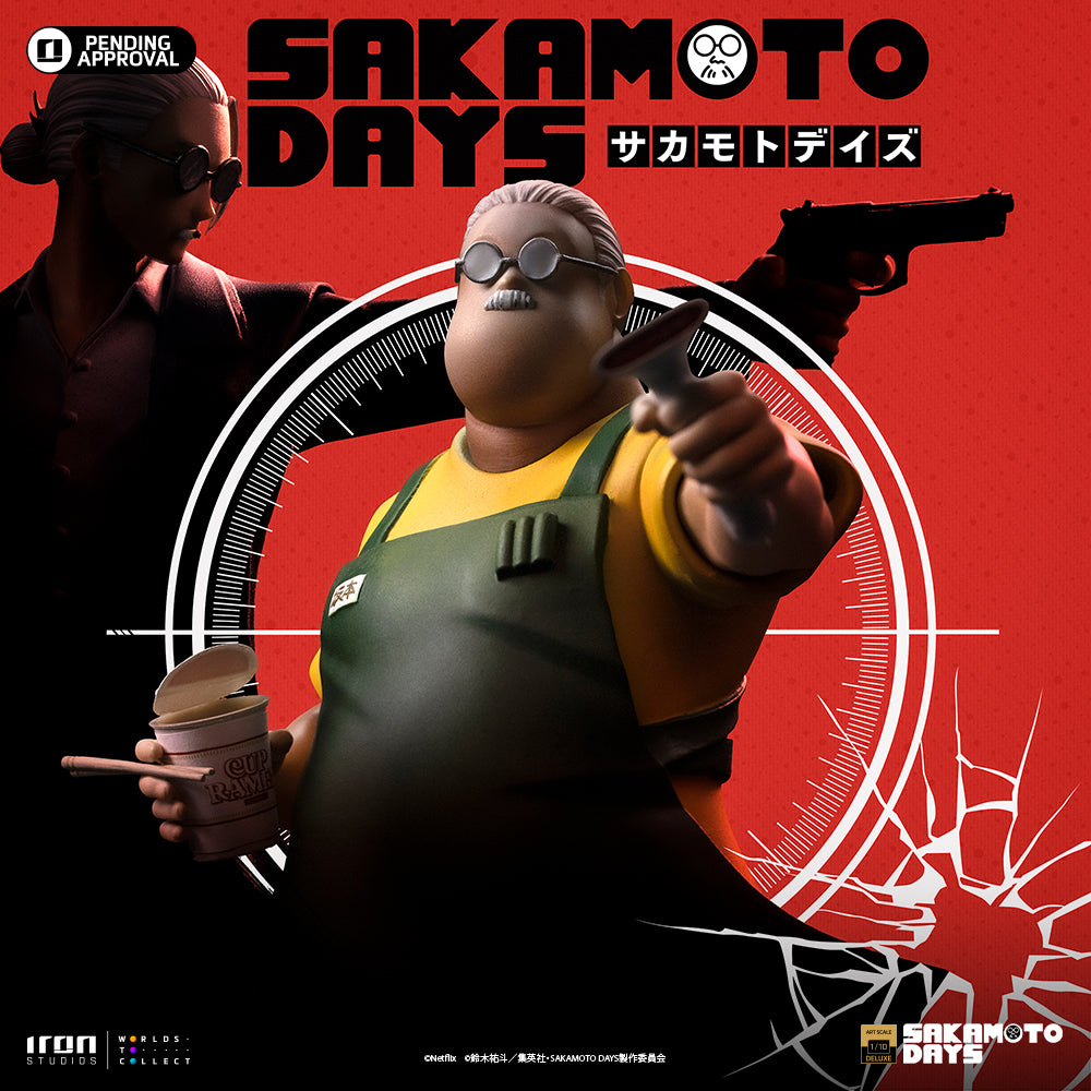 Estátua Taro Sakamoto Deluxe - Sakamoto Days - Art Scale 1/10 - Iron Studios