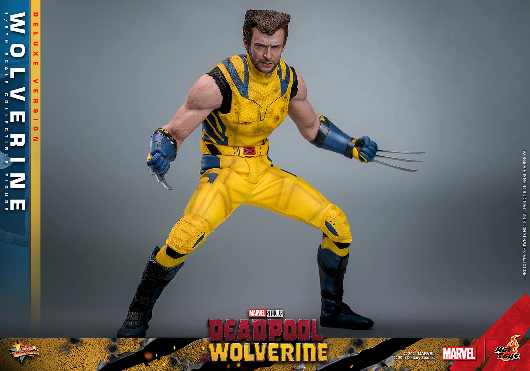 デラックス版 ウルヴァリン フィギュア hottoys ホットトイズ Figura Wolverine Deluxe - DEADPOOL & WOLVERINE - 1/6 Scale - Hot