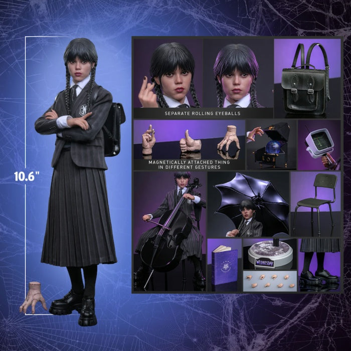 Figura Wednesday - Wednesday Netflix - 1/6 Scale - Hot Toys