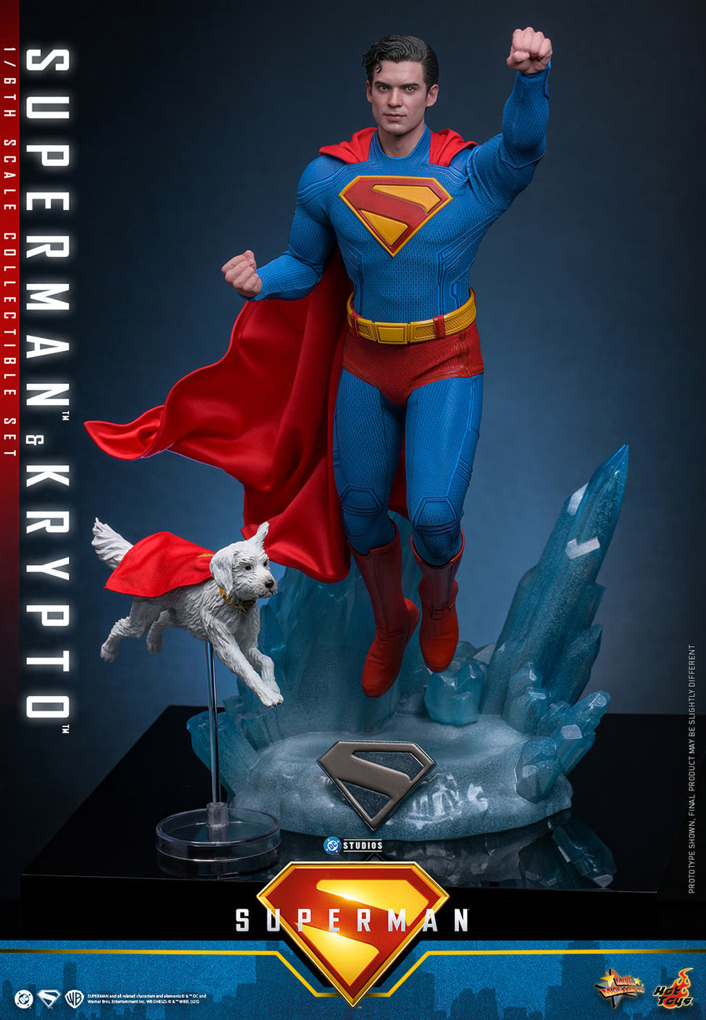 Figura Superman and Krypto - Superman - 1/6 Scale - Hot Toys