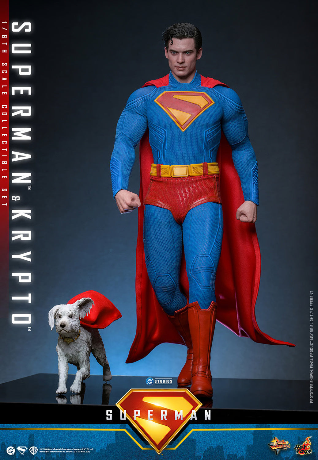Figura Superman and Krypto - Superman - 1/6 Scale - Hot Toys